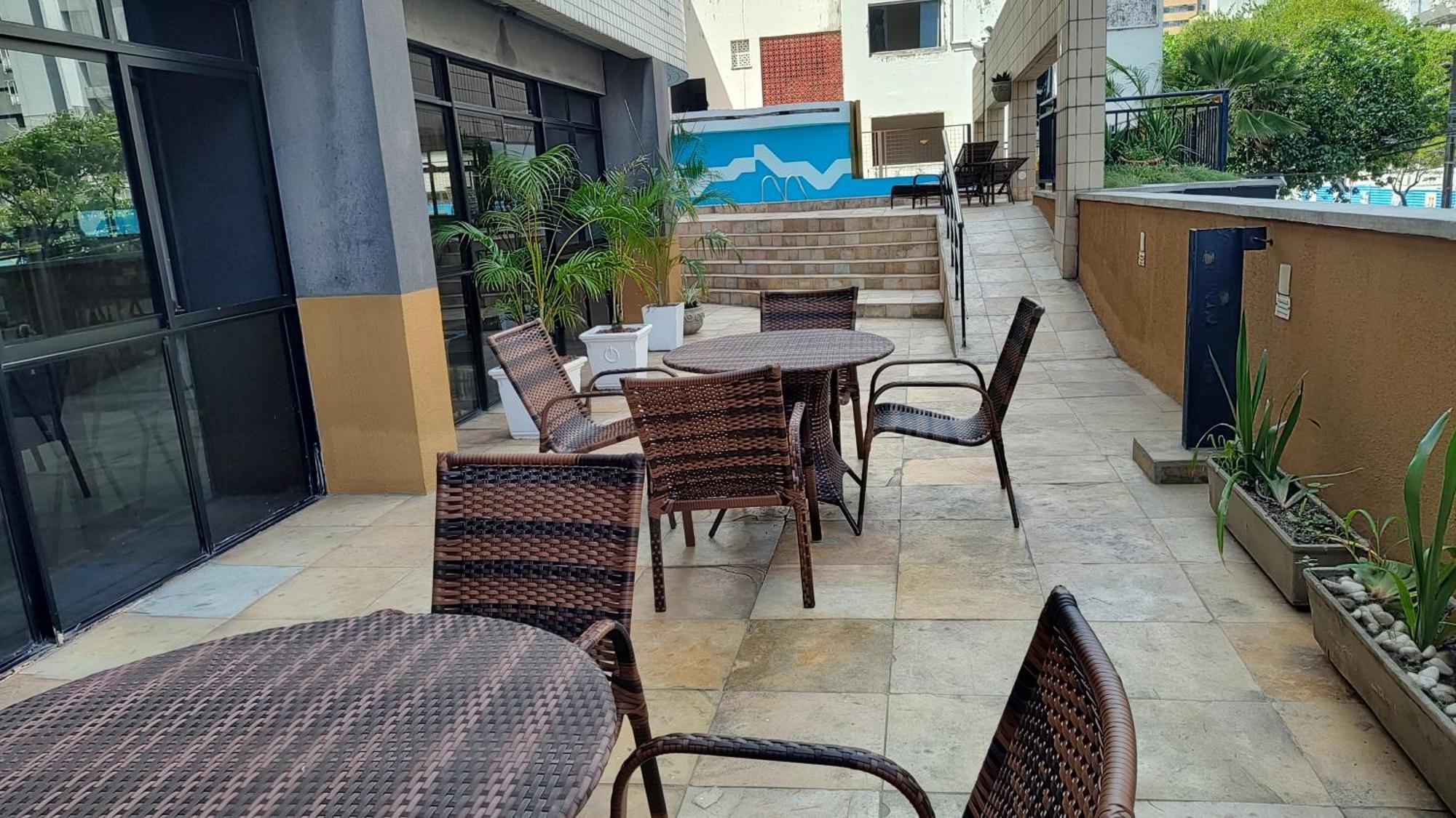 Lindo Flat Meireles 203 Pertinho Beira Mar ฟอร์ตาเลซา ภายนอก รูปภาพ